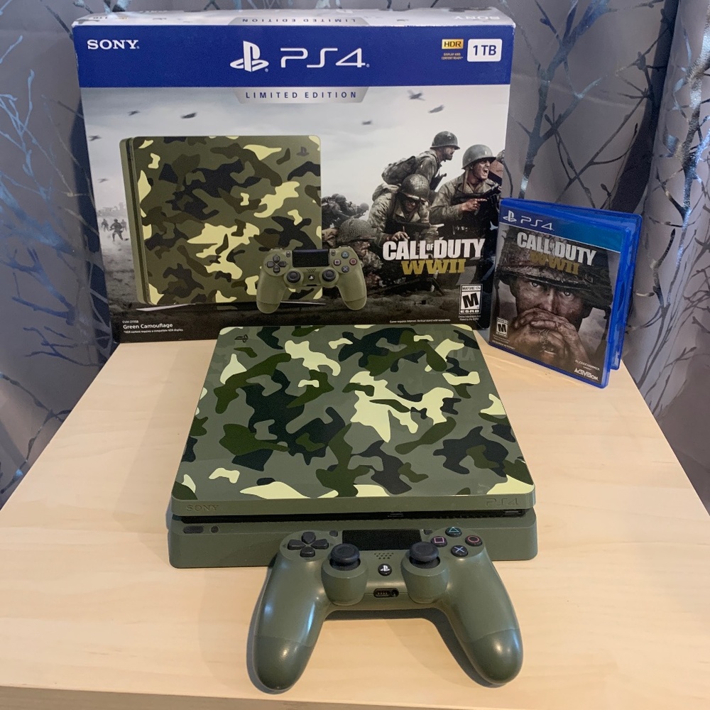 Sony PS4 Limited Edition Call Of Duty WWII 1TB Console